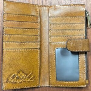 Patricia Nash Tan Leather Wallet